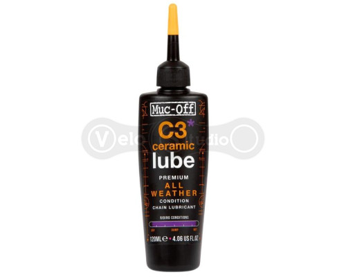 Мастило ланцюга Muc-Off C3 All Weather Ceramic Chain Lube 120ml
