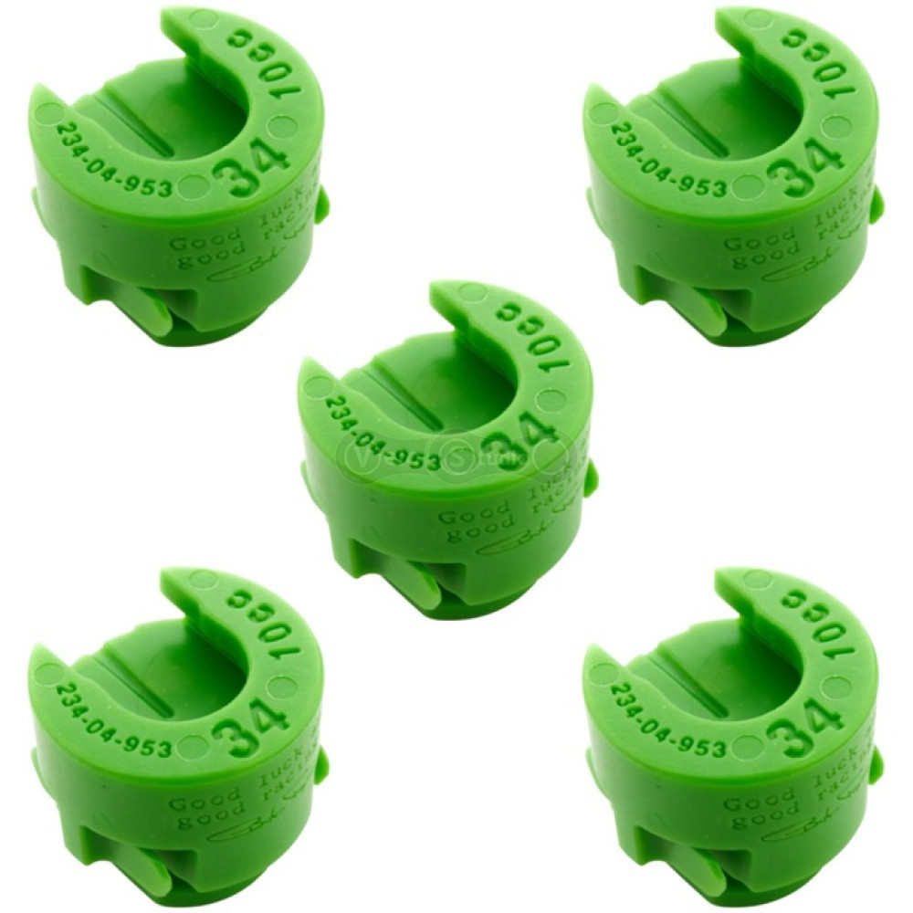 Проставки (токены) FOX Kit: Volume Spacer FLOAT NA 2 34 Bore Green Quantity 5