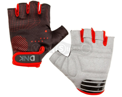 Вело перчатки DNK Hand, цвет красный/черный размер XL