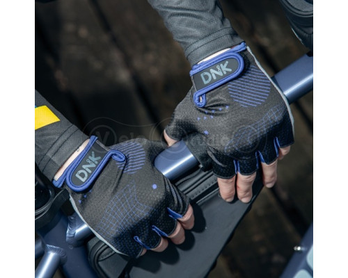 Вело перчатки DNK Hand, цвет синий/черный размер L