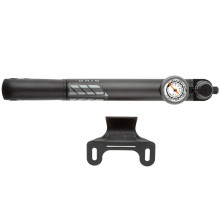 Ручной насос Giyo GP-987, алюминий, манометр, 80psi