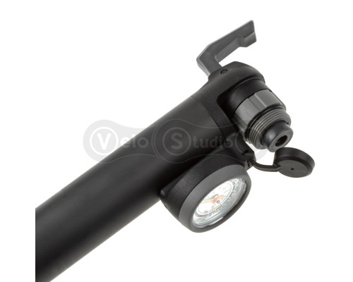 Ручний насос Giyo GP-987, алюміній, манометр, 80psi