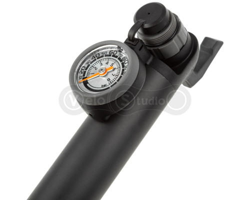 Ручний насос Giyo GP-987, алюміній, манометр, 80psi