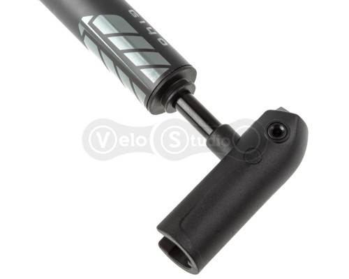 Ручний насос Giyo GP-987, алюміній, манометр, 80psi