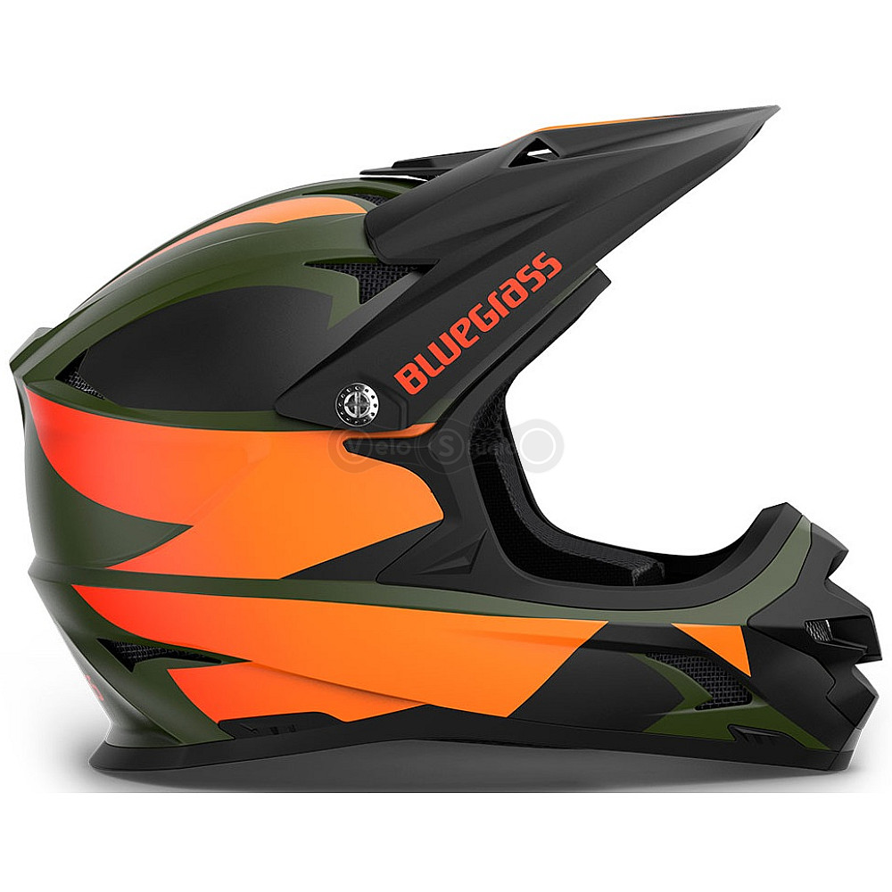 Вело шолом Bluegrass Intox CE Green Orange Matt M (56-58)