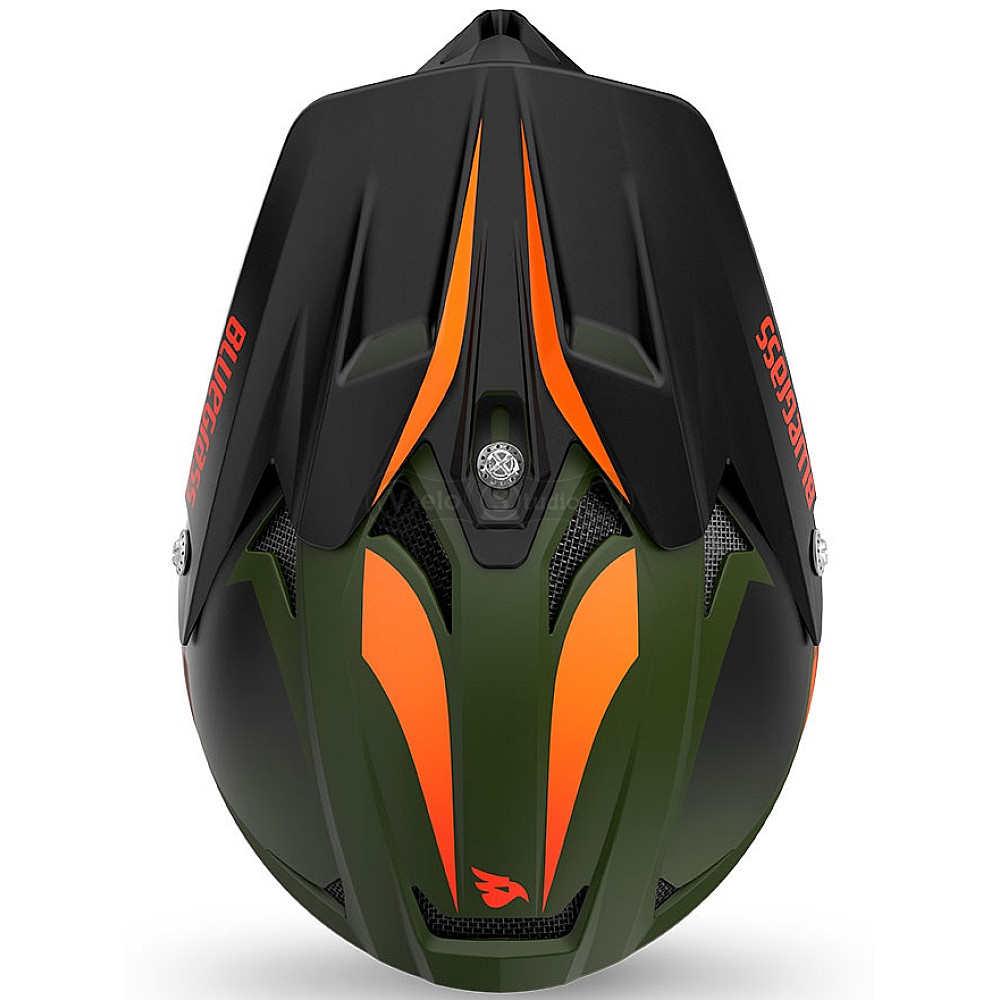Вело шолом Bluegrass Intox CE Green Orange Matt M (56-58)
