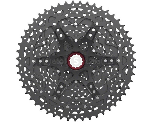 Кассета SunRace CSMZ800 WA1B E, 12 скоростей, 11-51T, алюминиевый паук, Black