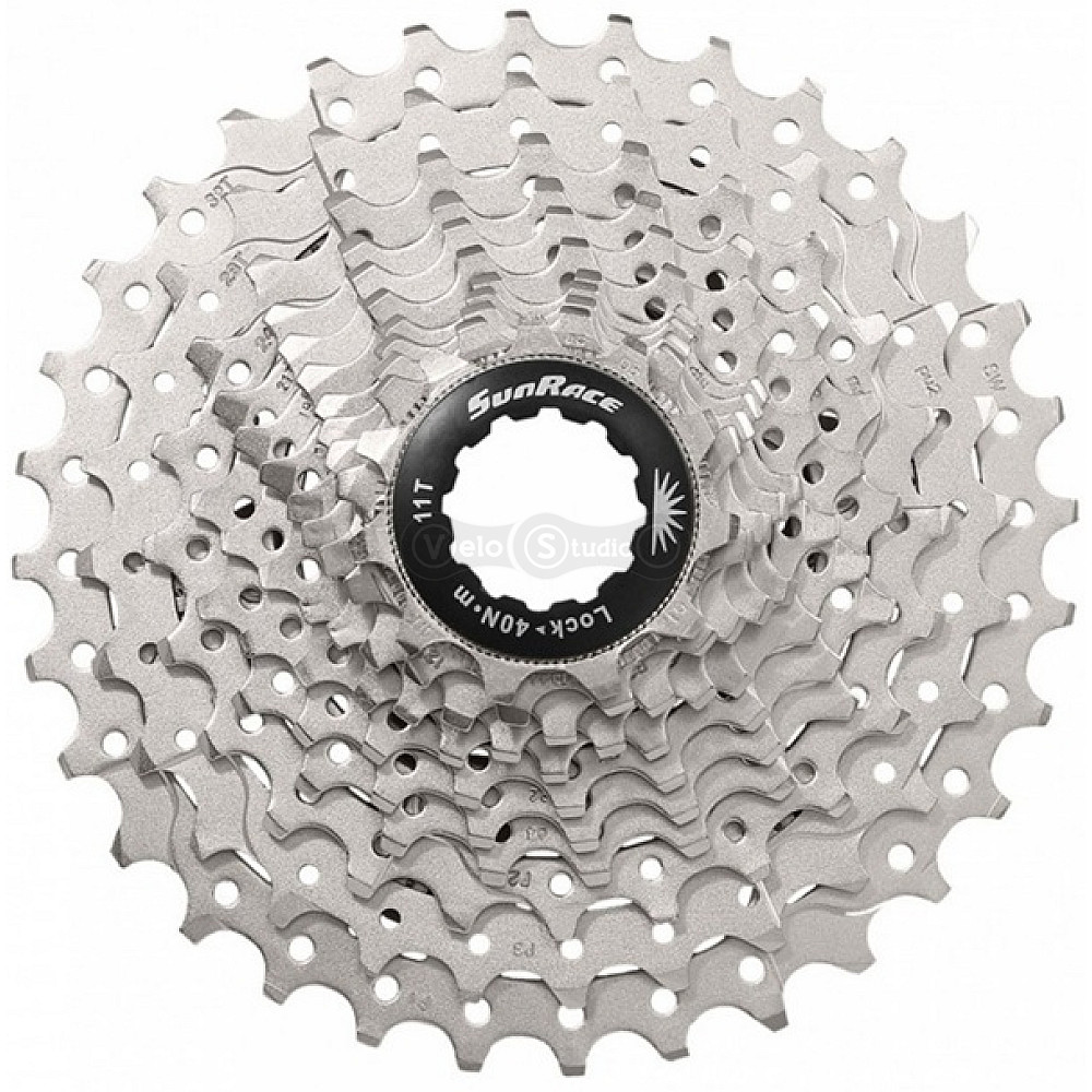 Кассета SunRace RS3, 11 скоростей, 11-28T, Metallic Silver