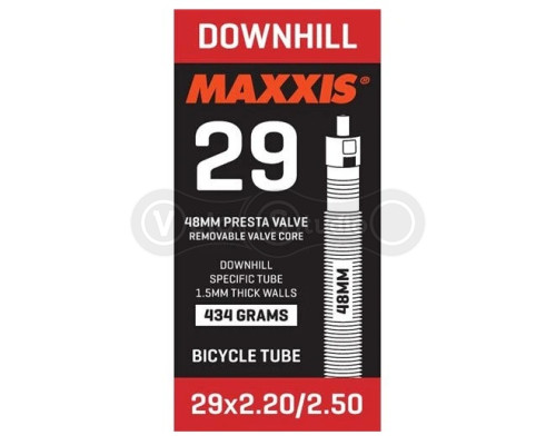 Вело камера MAXXIS DOWNHILL 29X2.2/2.5 Ніпель - Presta 48mm 1.5mm
