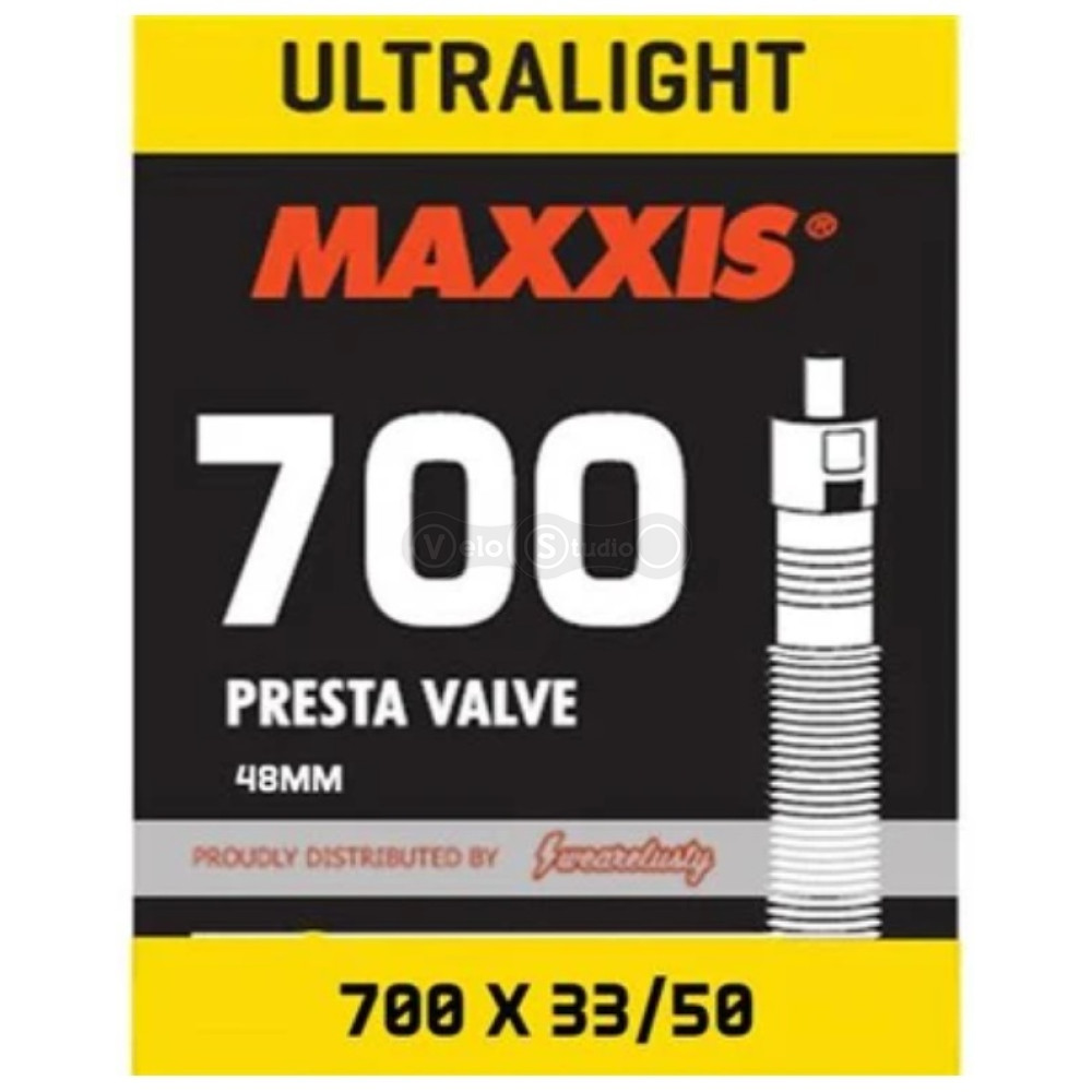 Вело камера MAXXIS ULTRALIGHT 700X33/50C Ніпель - Presta 48mm