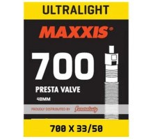 Вело камера MAXXIS ULTRALIGHT 700X33/50C Ніпель - Presta 48mm