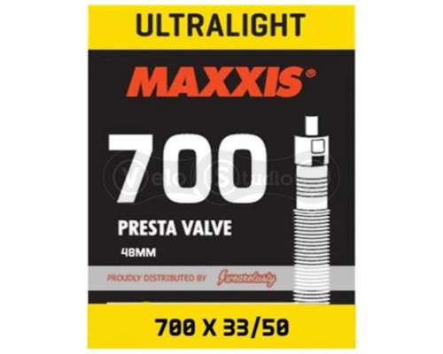 Вело камера MAXXIS ULTRALIGHT 700X33/50C Ніпель - Presta 48mm