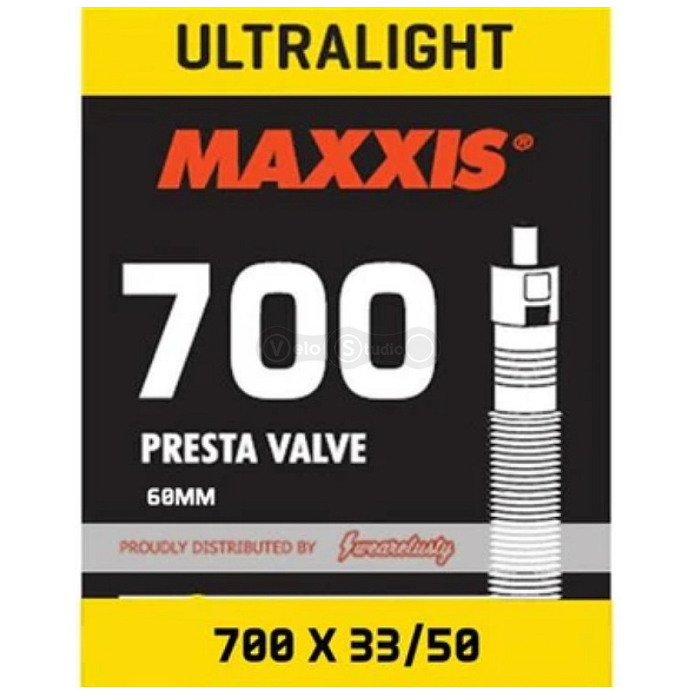 Вело камера MAXXIS ULTRALIGHT 700X33/50C Ніпель - Presta 60mm