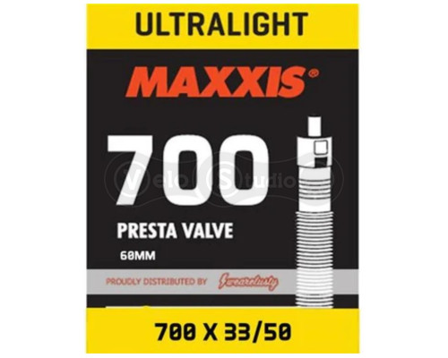 Вело камера MAXXIS ULTRALIGHT 700X33/50C Ніпель - Presta 60mm