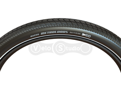 Вело покришка MAXXIS Metroloads Pro 26x2.40 TPI 60x2 Wire High Mileage 4S, RI+REF