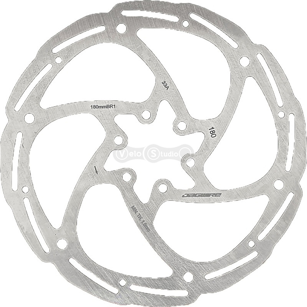 Ротор JAGWIRE DCR100 Basics BR1 Disc Brake Rotor - 6-bolt - 180mm