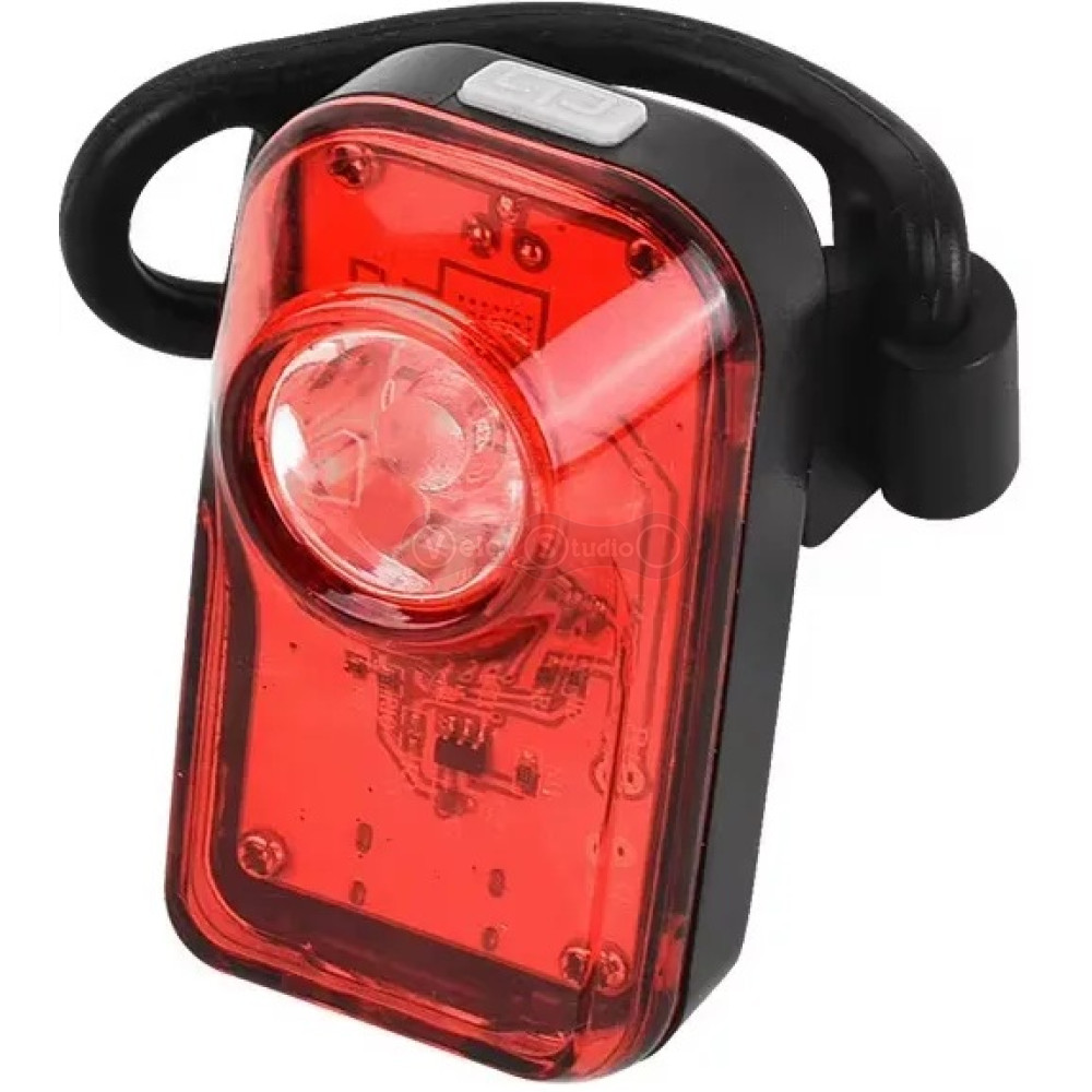 Мигалка ззаду Green Cycle Torch, COB LED, 100 Люмен; 3 режими