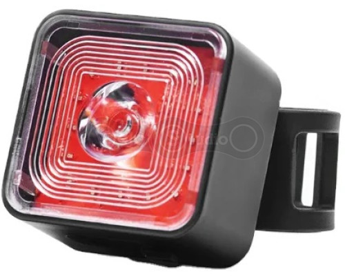 Мигалка задняя Green Cycle Cube, COB LED, 100 Люмен; 5 режимов