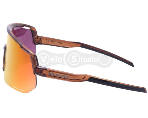 Велоокуляри Shimano TECHNIUM L BRIGHT Transparent Bronze
