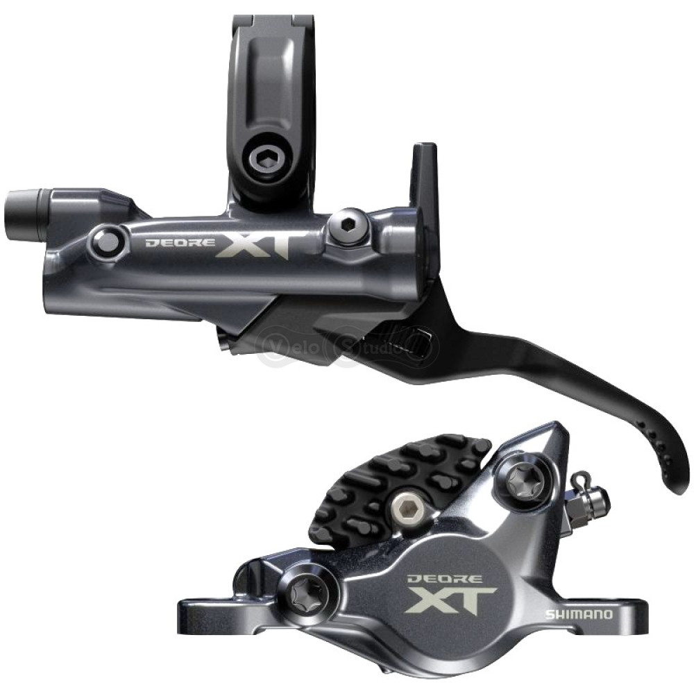 Тормоз Shimano M8200 DEORE XT, J-kit гидролиния 1000мм, передний