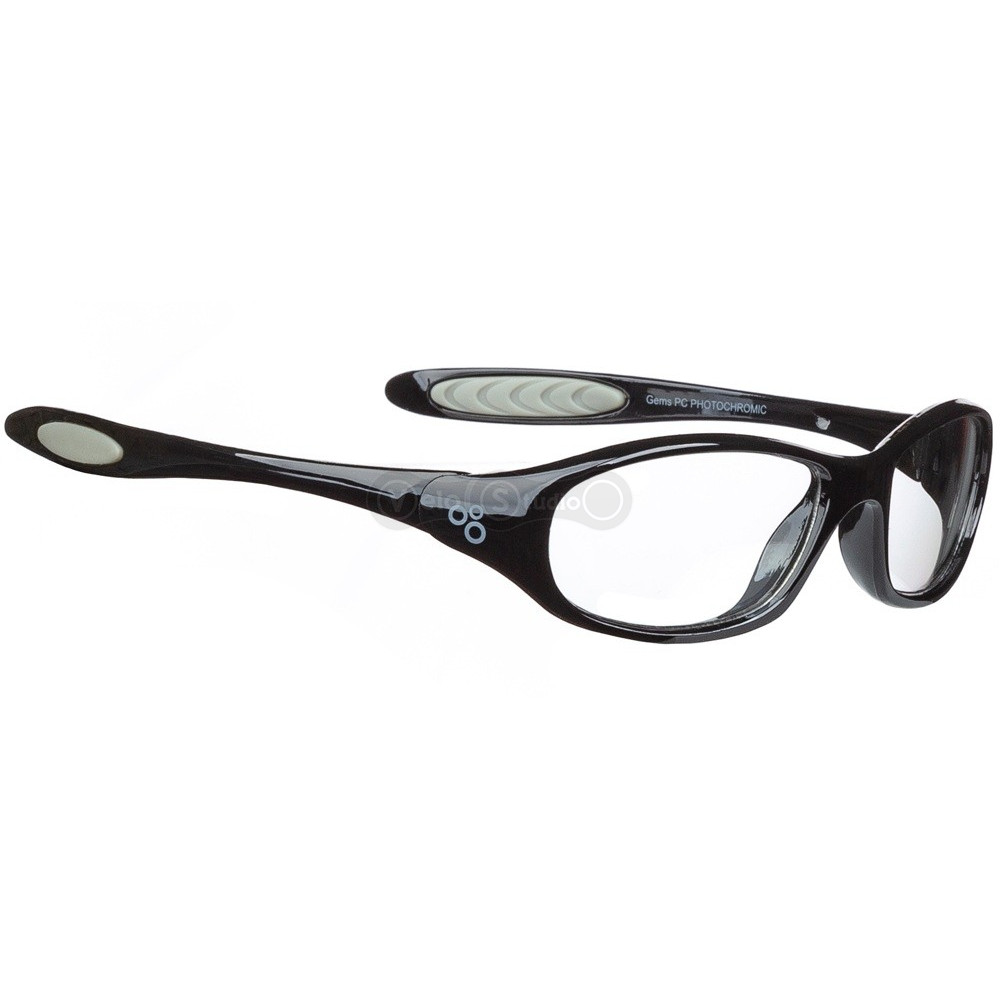 Детские велоочки ONRIDE Gems Photochromic кат 0-3 (84-18%), оправа PC черная