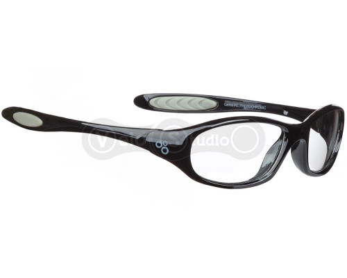 Детские велоочки ONRIDE Gems Photochromic кат 0-3 (84-18%), оправа PC черная