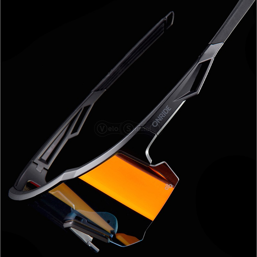 Велоокуляри ONRIDE CL Trend Photochromic Revo Red кат 1-3 (78-16%), оправа TR90