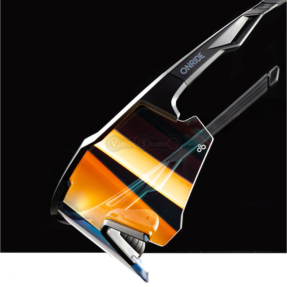 Велоокуляри ONRIDE CL Trend Photochromic Revo Red кат 1-3 (78-16%), оправа TR90