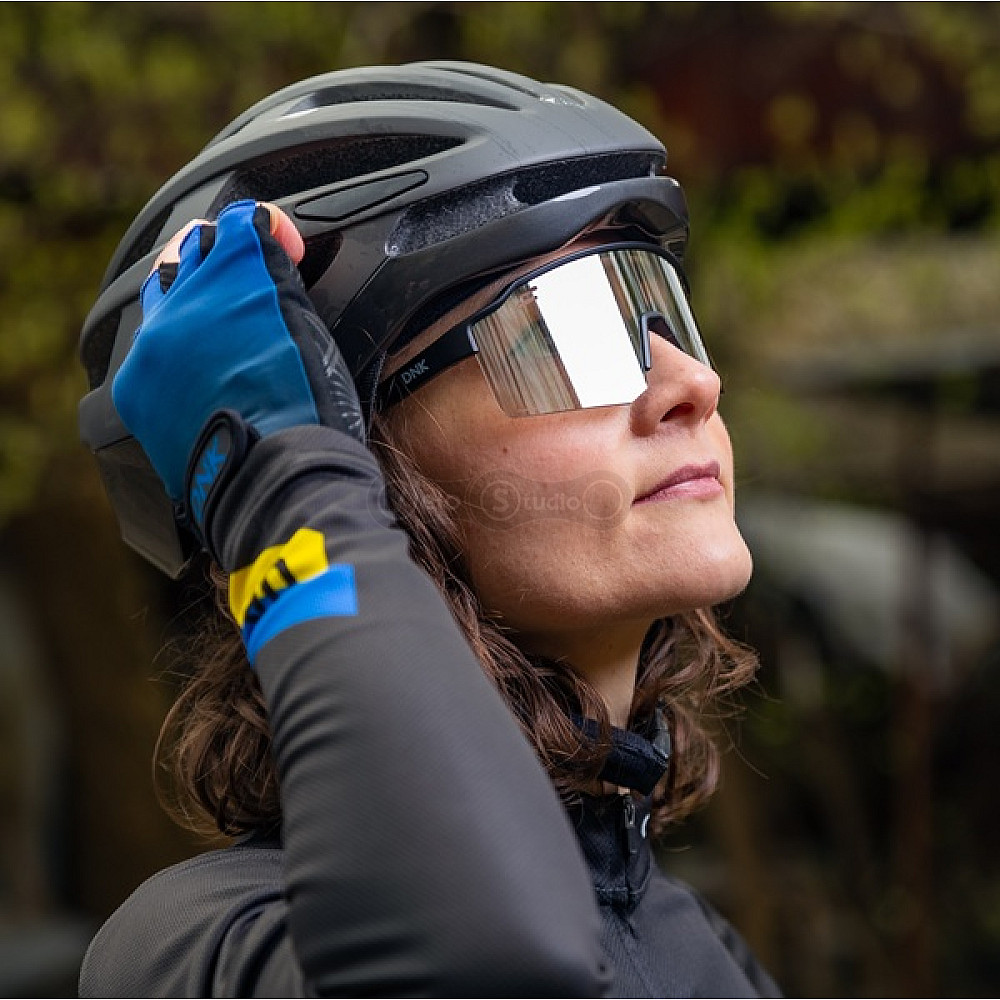 Велоокуляри DNK Sun I Photochromic MIRROR кат 0-3 (84-18%), оправа TR90 чорна