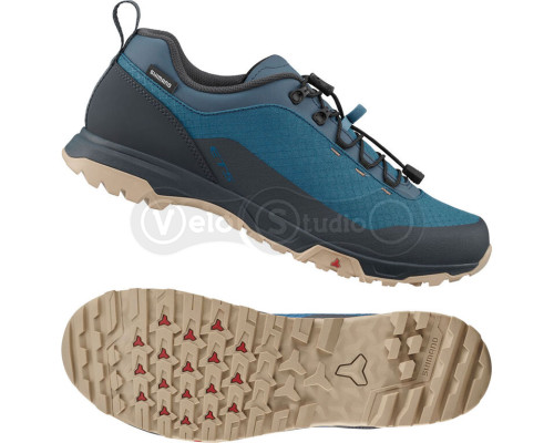 Велообувь Shimano ET501 туристическая, синяя, размер EU43