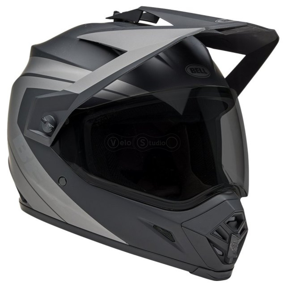Мотошолом BELL MX-9 Adventure MIPS Helmet - BLACKOUT [Grey], XXL