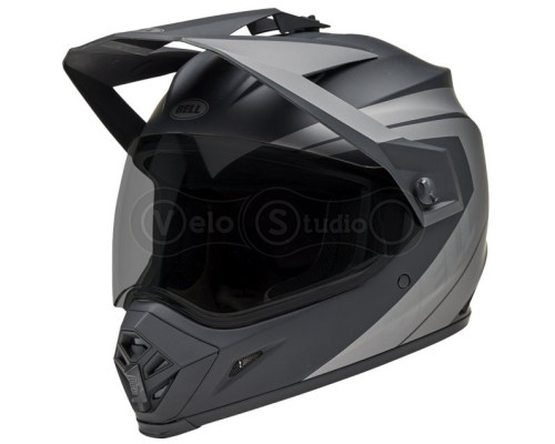 Мотошлем BELL MX-9 Adventure MIPS Helmet - BLACKOUT [Grey], M