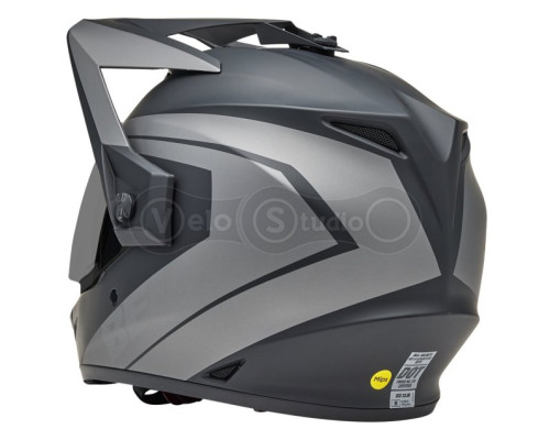 Мотошлем BELL MX-9 Adventure MIPS Helmet - BLACKOUT [Grey], M
