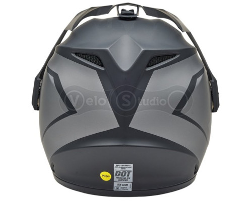 Мотошлем BELL MX-9 Adventure MIPS Helmet - BLACKOUT [Grey], M