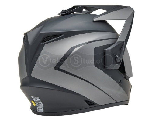 Мотошлем BELL MX-9 Adventure MIPS Helmet - BLACKOUT [Grey], M