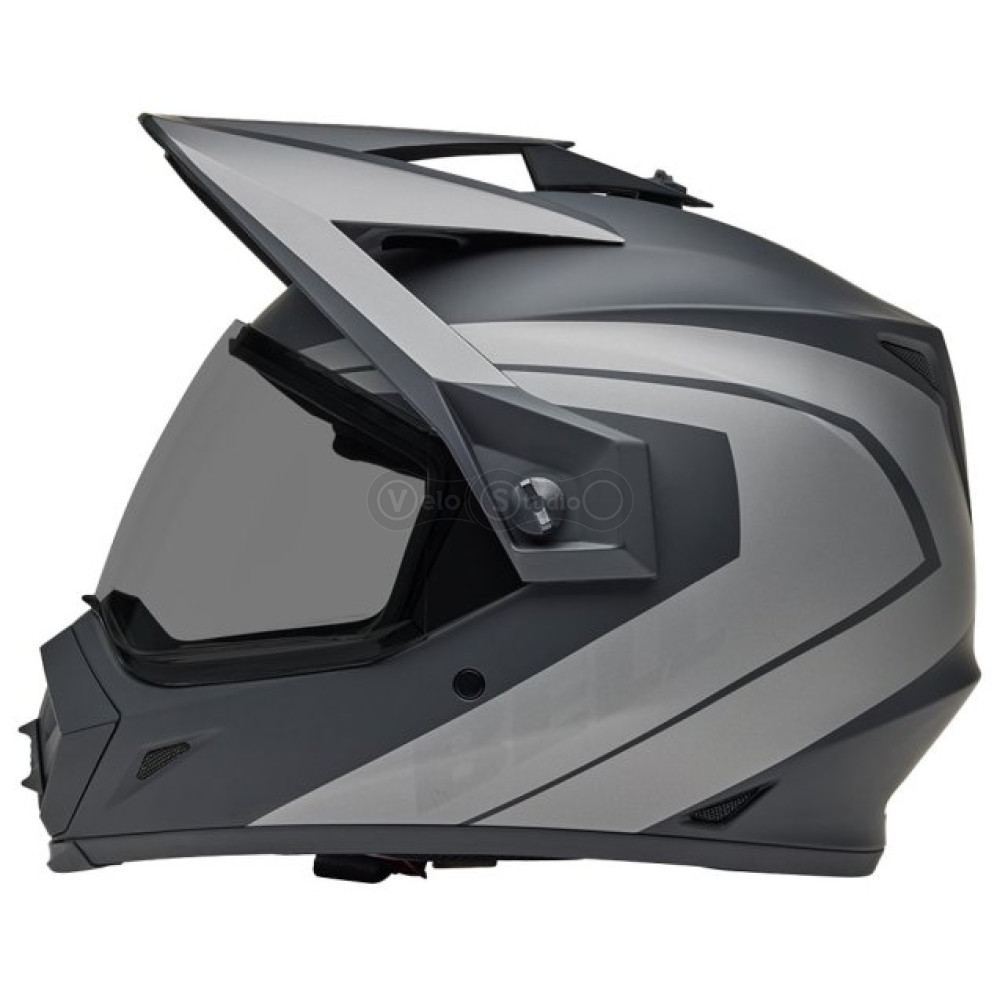 Мотошолом BELL MX-9 Adventure MIPS Helmet - BLACKOUT [Grey], XXL