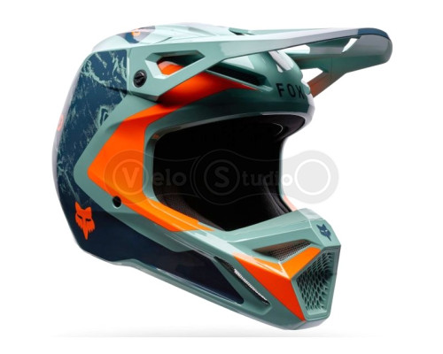 Мотошлем FOX V1 Mips Helmet - IMAGE PRINT [Arctic], L