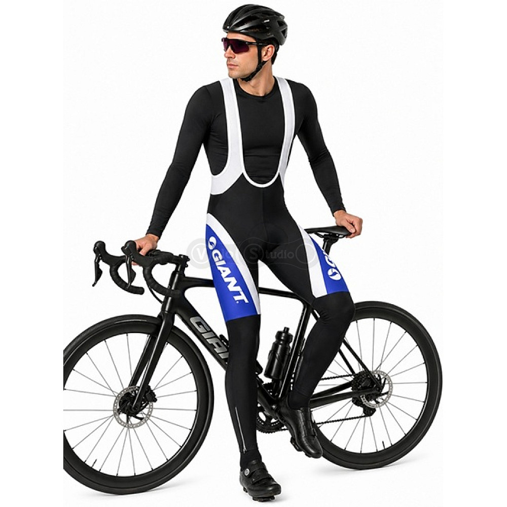 Компрессионные велоштаны Kopyl Bros Race Bib Pant - GIANT [Blue], Medium