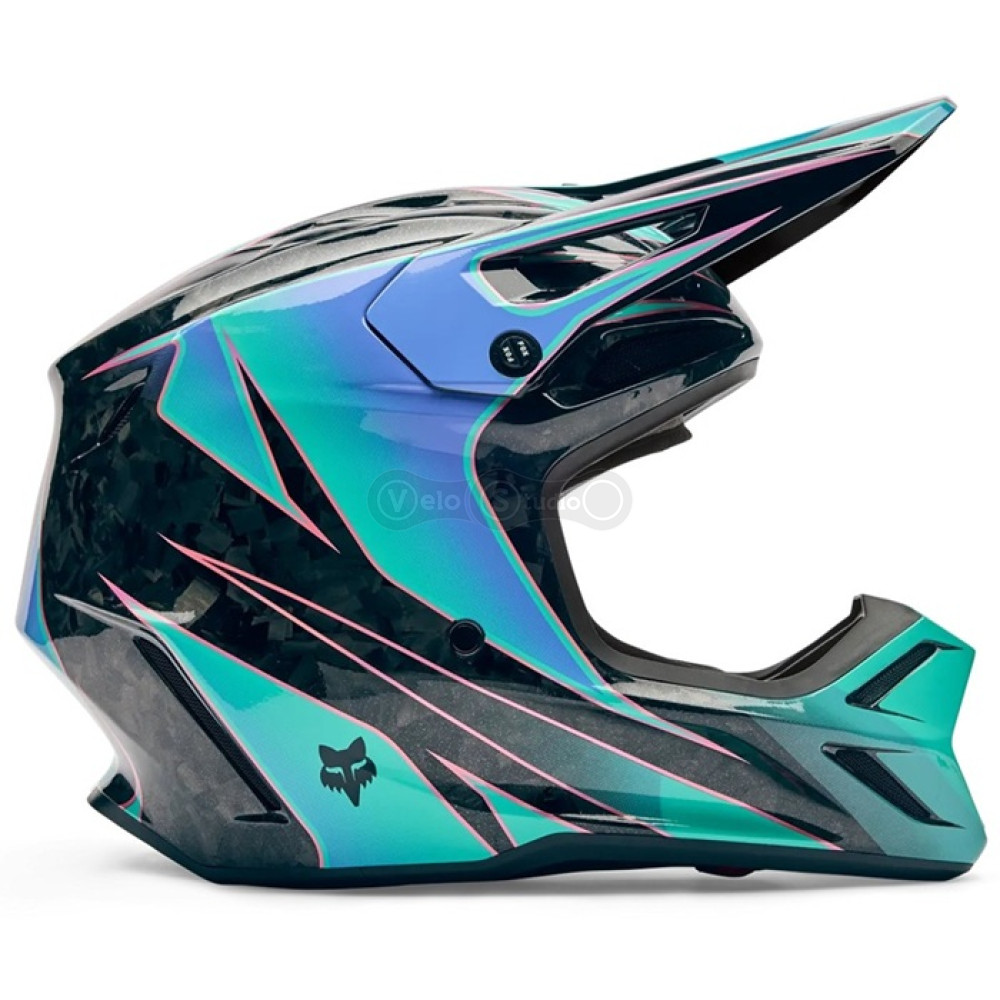 Мотошлем FOX V3 RS Mips Helmet - CANVAS [Aqua], M