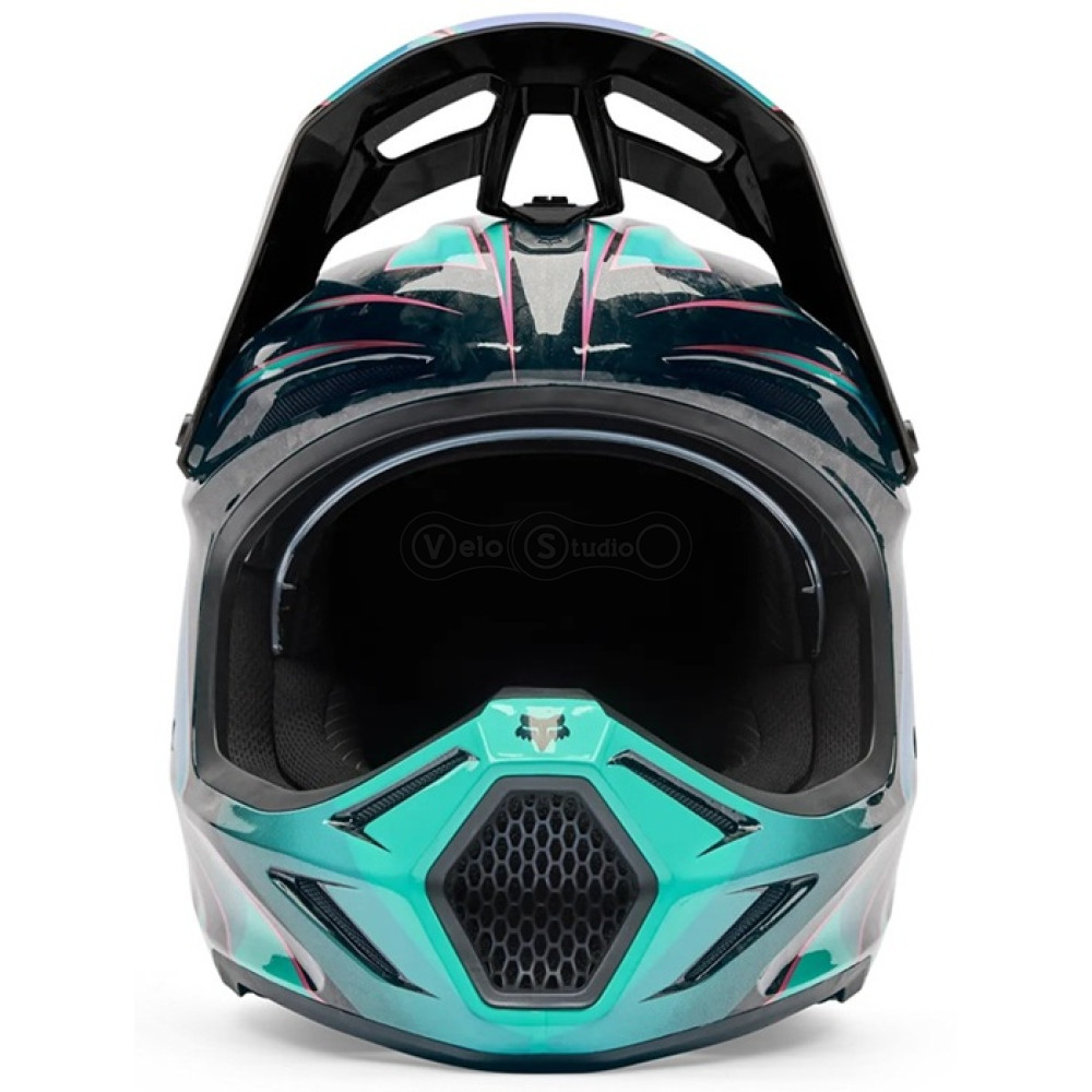 Мотошлем FOX V3 RS Mips Helmet - CANVAS [Aqua], M