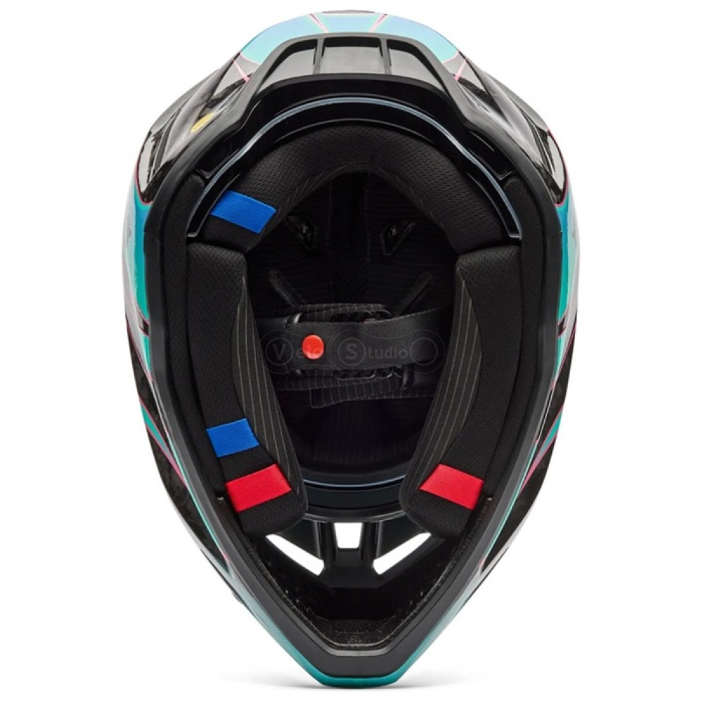 Мотошлем FOX V3 RS Mips Helmet - CANVAS [Aqua], M