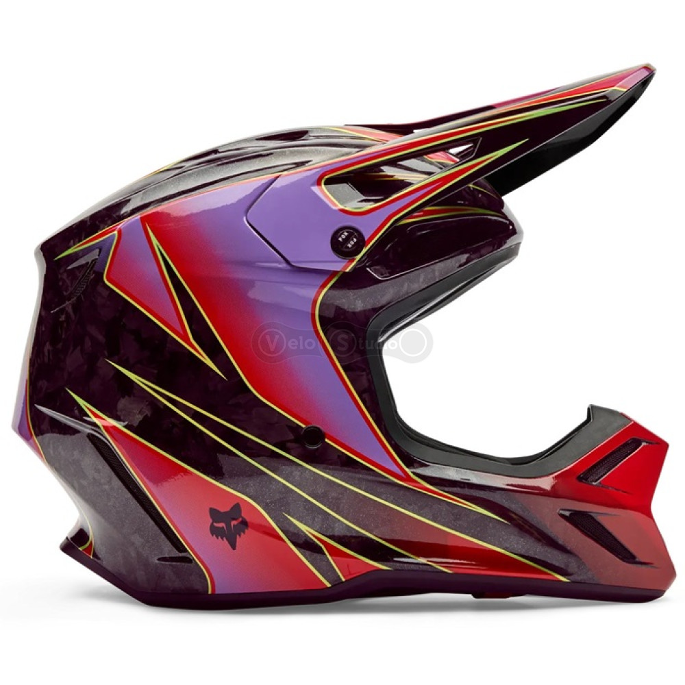 Мотошлем FOX V3 RS Mips Helmet - CANVAS [Red], L