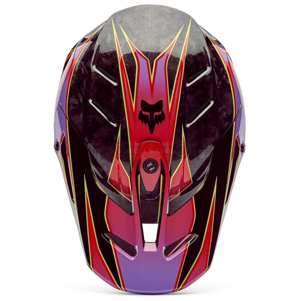 Мотошлем FOX V3 RS Mips Helmet - CANVAS [Red], M