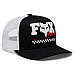 Детская кепка FOX Youth Trucker Hat - CHECKER [Black], One Size (6-14 лет)