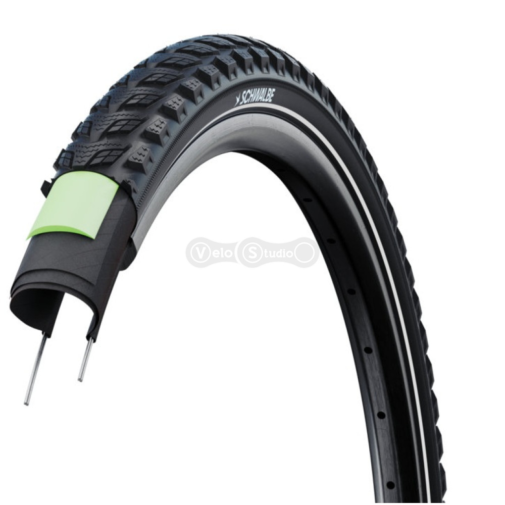Велопокрышка 28x2.15 Schwalbe MARATHON 365, GreenGuard, TwinSkin, B/B+RT