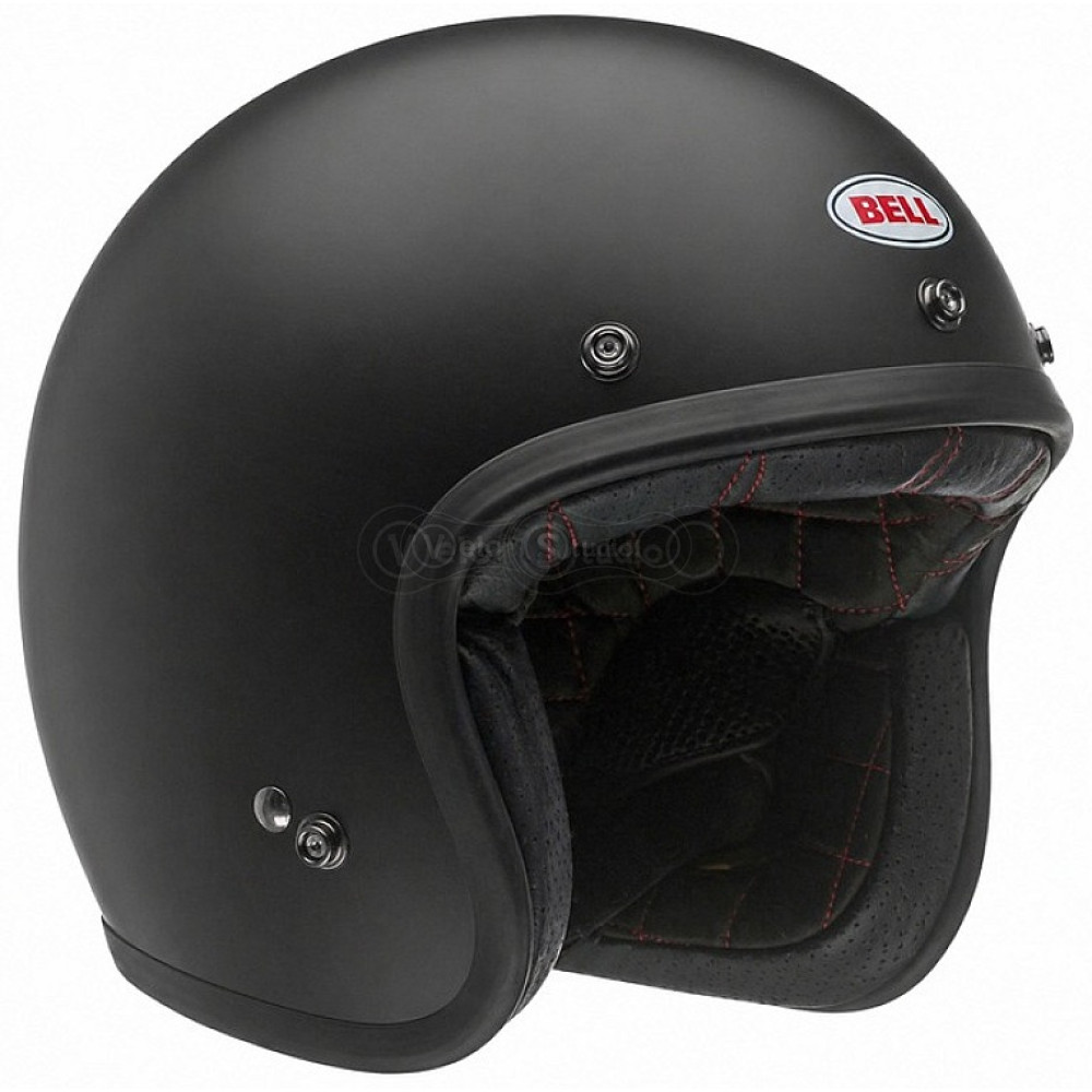 Ретро мотошлем BELL CUSTOM 500 Helmet - MATTE [Black], XL