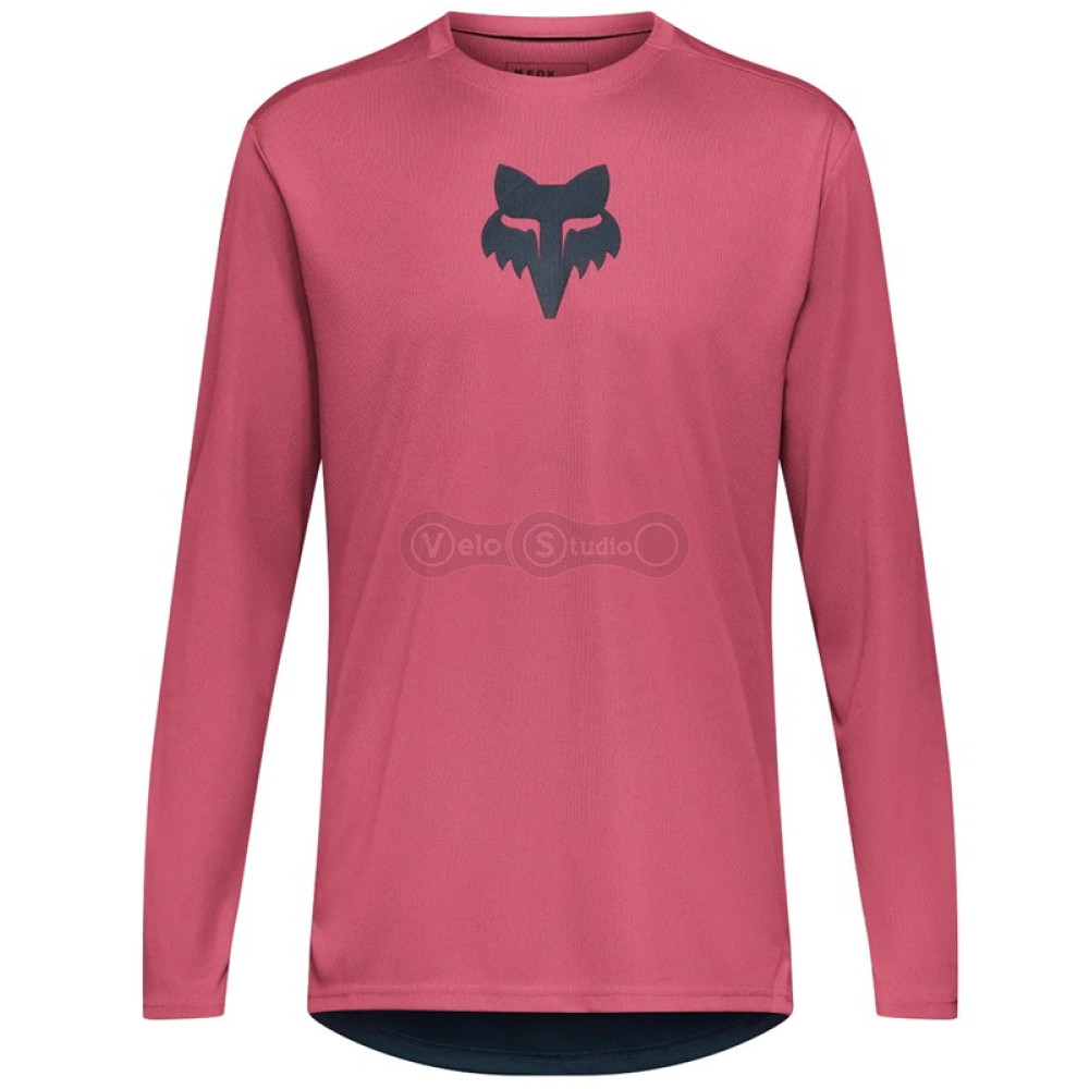 Вело джерсі FOX Ranger Long Sleeve Jersey - FoxHead [Berry], M