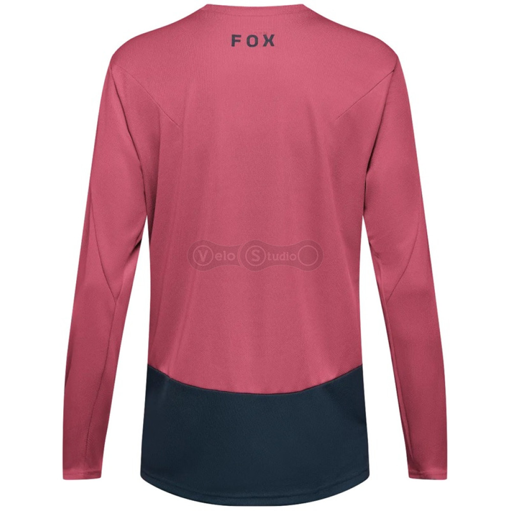 Вело джерсі FOX Ranger Long Sleeve Jersey - FoxHead [Berry], M