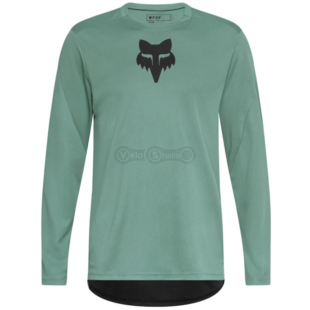 Вело джерси FOX Ranger Long Sleeve Jersey - FoxHead [Pine], M