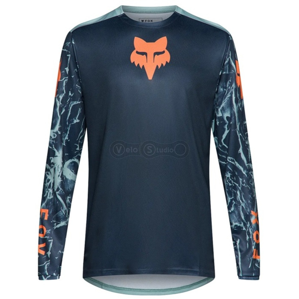 Вело джерси FOX Ranger Long Sleeve Jersey - Image Print [Arctic Blue], M